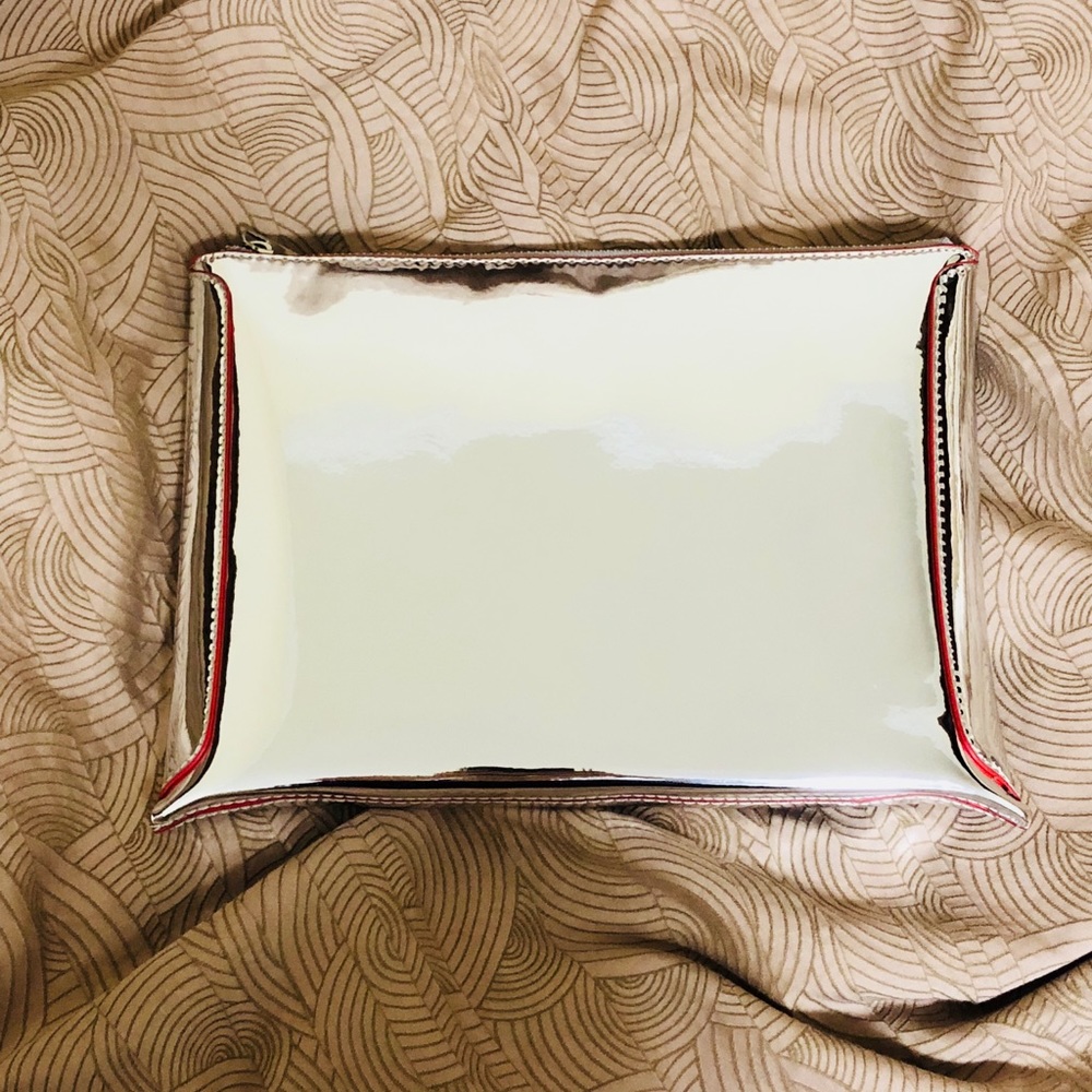 Saks fifth avenue mirror crotch bag / makeup bag